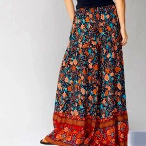 NWT Natural Life Patti Palazzo Pant - Floral Boho - Large